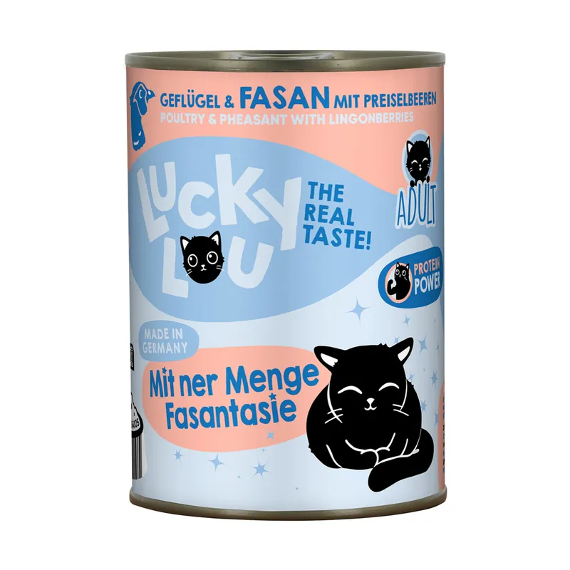 Neu Im Sortiment Lucky Lou Adult Geflügel/Fasan 400 g